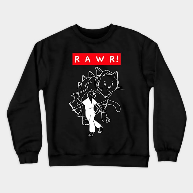 Rawr Crewneck Sweatshirt by D.O.A